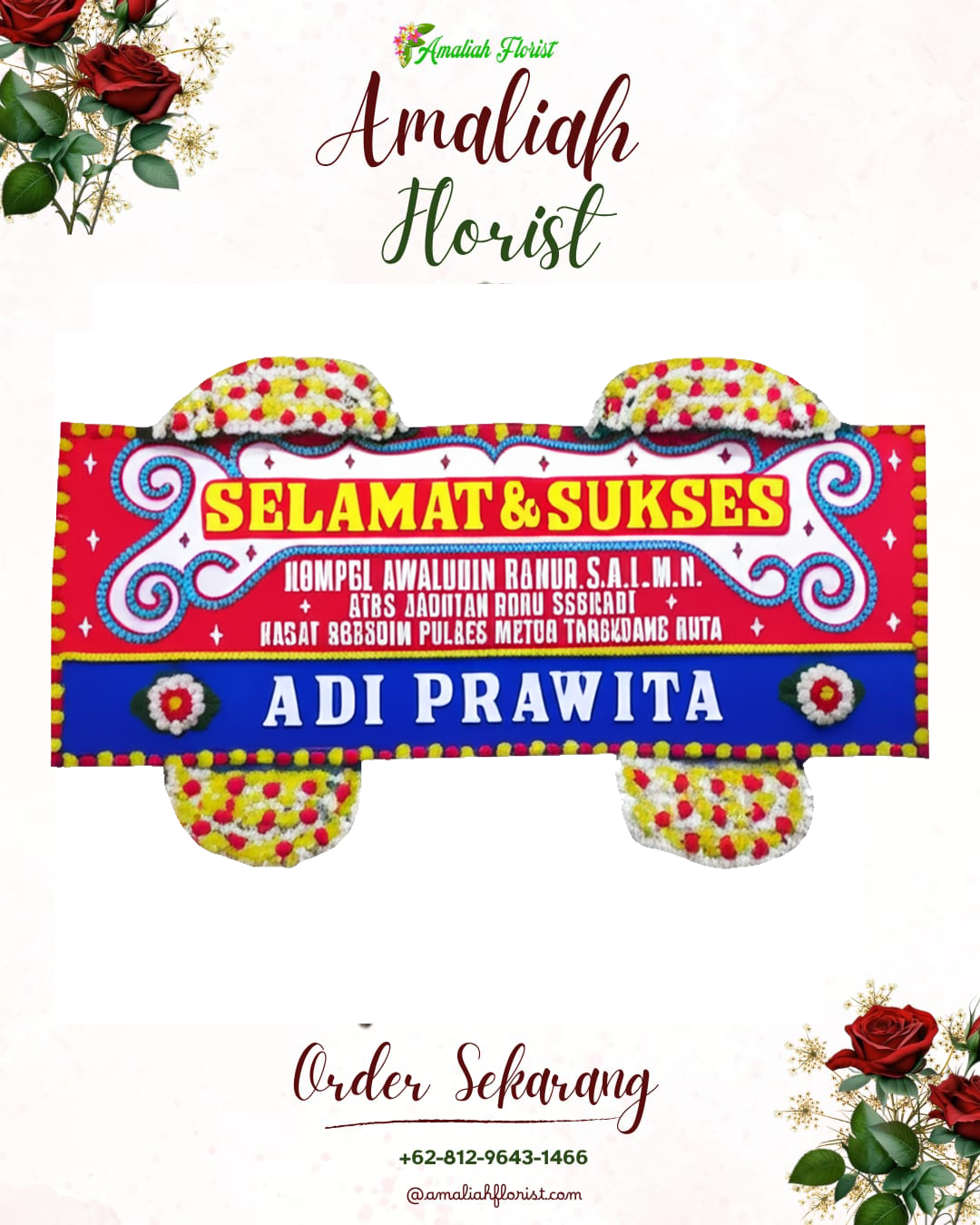Papan Bunga Ucapan Selamat Jalancagak